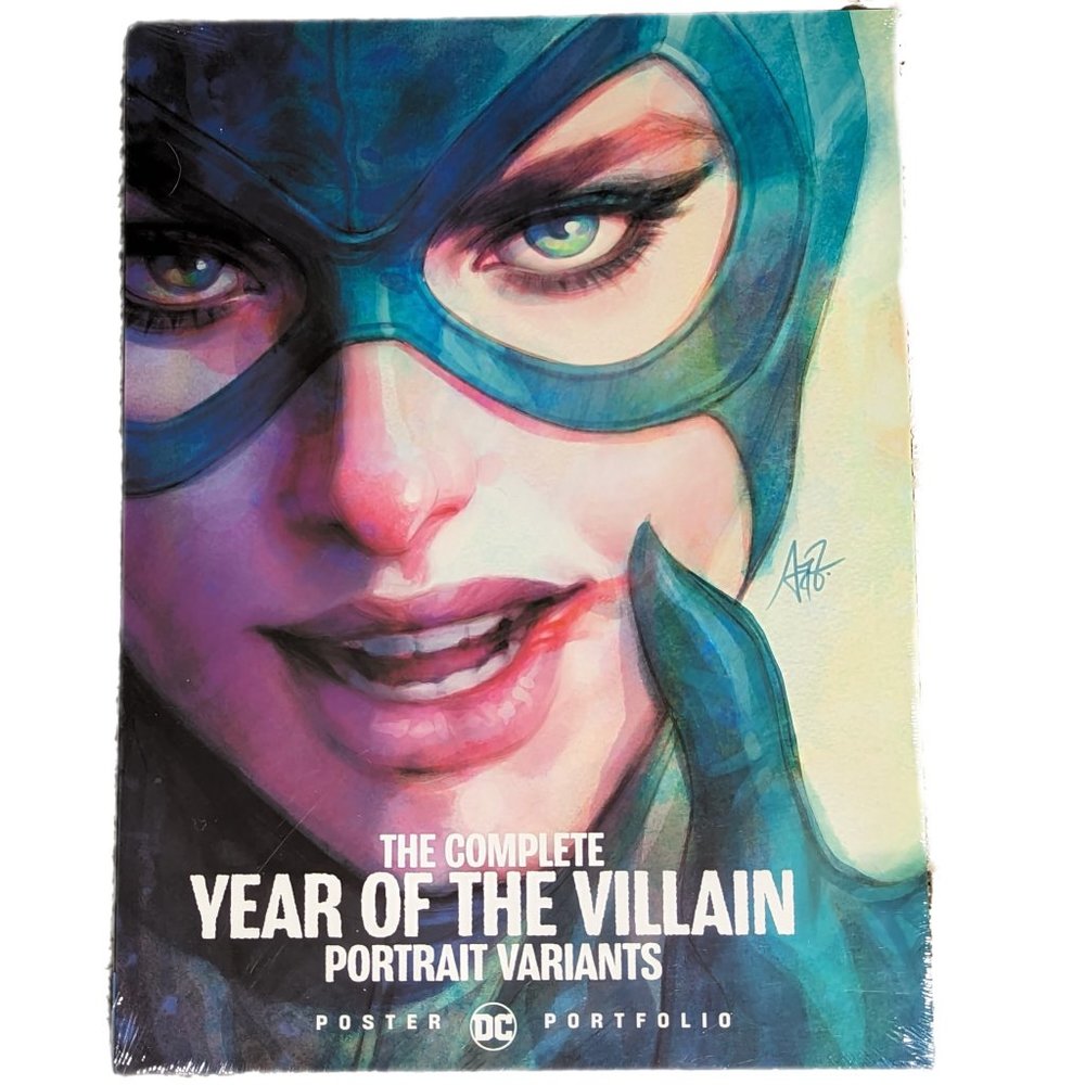 DC Comics The Complete Year‎ of the Villain Posters Book Lex Harley Quinn Batman